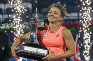 Jasmine Paolini at the Dubai Tennis Championships 2024. (Photo: Getty)
